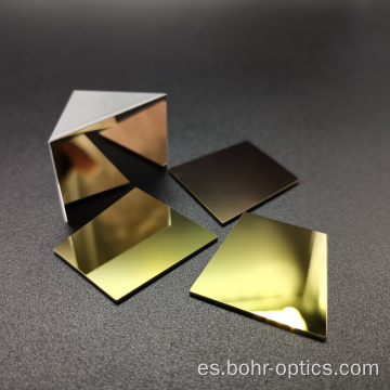Espejos de oro protectores de sustrato metálico